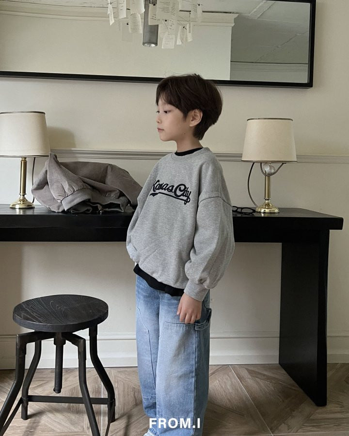 From I - Korean Children Fashion - #kidzfashiontrend - Kansas Sweatshirts - 3