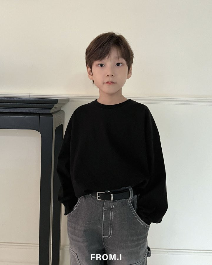 From I - Korean Children Fashion - #minifashionista - Overfit Long Sleeved Tee - 2