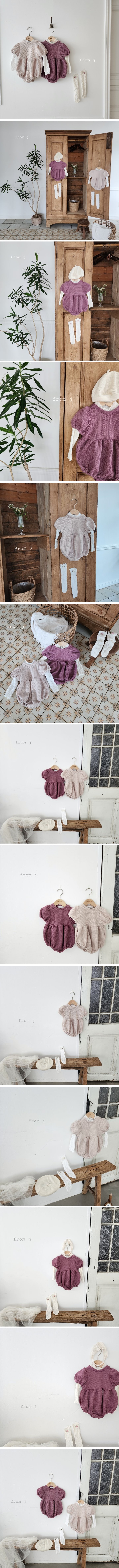 From J - Korean Baby Fashion - #babyboutique - Bibi Knit Bodysuit