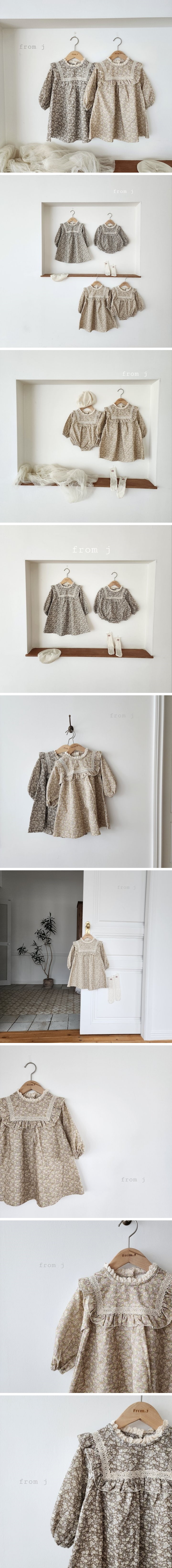 From J - Korean Baby Fashion - #babyboutiqueclothing - Laura Flower One-piece