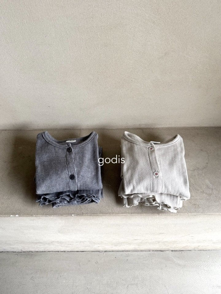 Godis - Korean Children Fashion - #Kfashion4kids - Eyelet Set-up