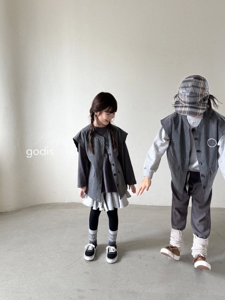 Godis - Korean Children Fashion - #designkidswear - Pocket Vest - 4