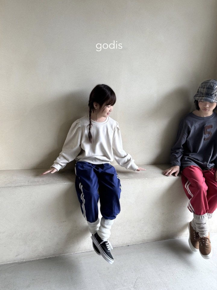 Godis - Korean Children Fashion - #fashionkids - Banding Tape Pants - 3