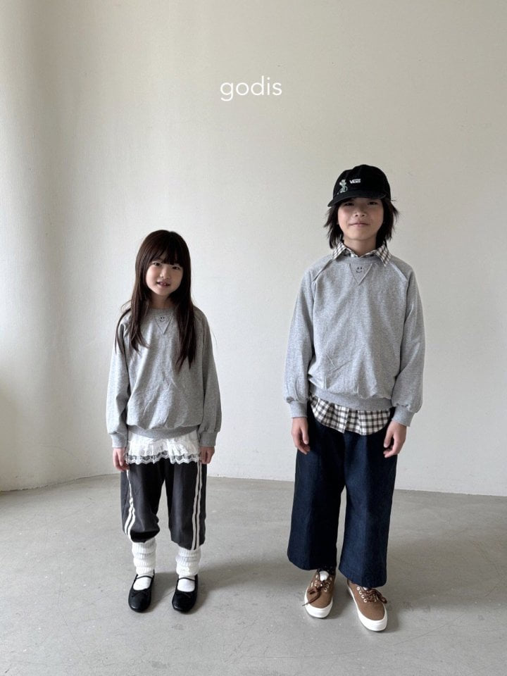 Godis - Korean Children Fashion - #kidsshorts - Smile Raglan Tee - 11