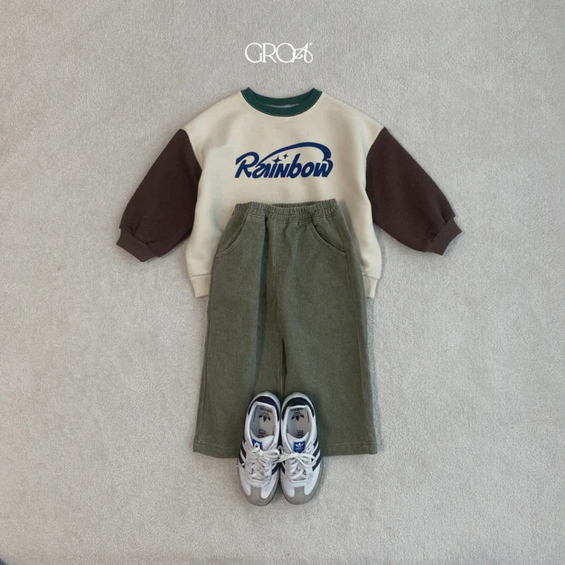 Groa - Korean Children Fashion - #Kfashion4kids - Rainbow Sweatshirts - 8