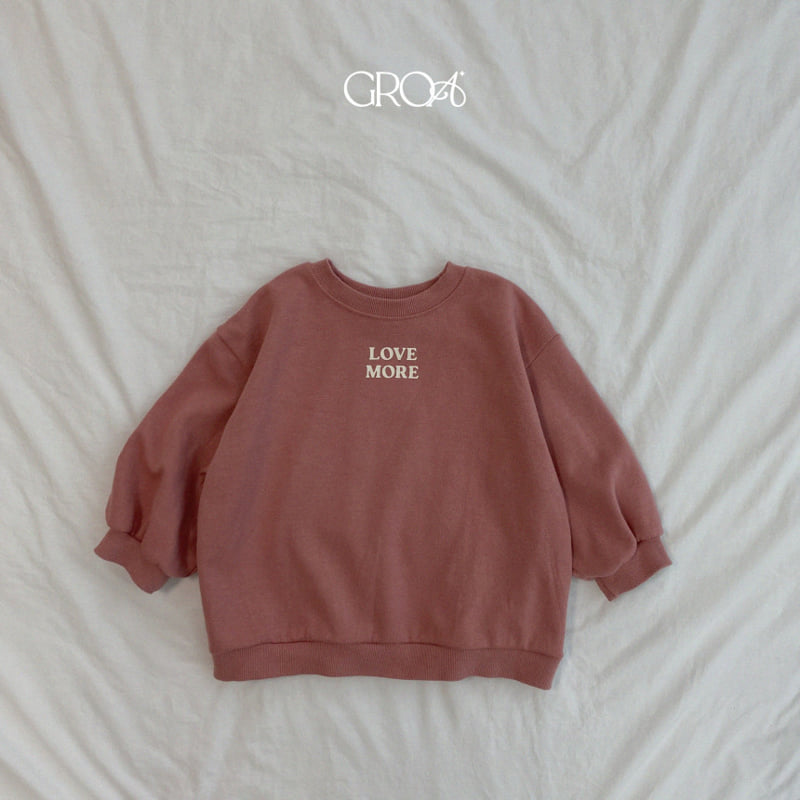 Groa - Korean Children Fashion - #Kfashion4kids - Love More Sweatshirts - 6