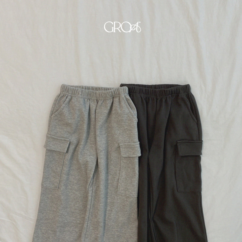 Groa - Korean Children Fashion - #stylishchildhood - Wide Cargo Pants - 4