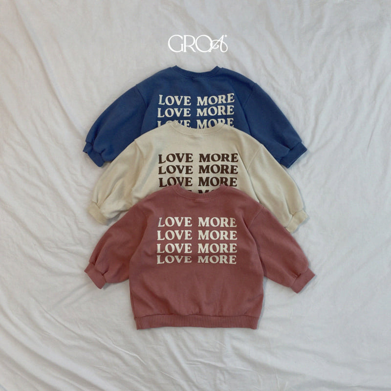 Groa - Korean Children Fashion - #childofig - Love More Sweatshirts - 12