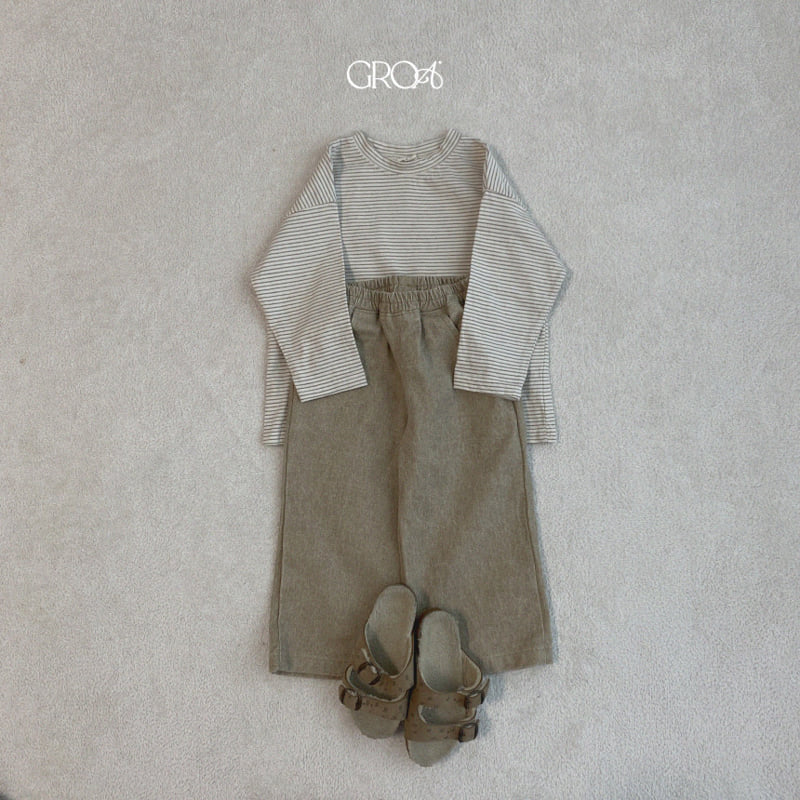 Groa - Korean Children Fashion - #childofig - Autumn Stripe Tee - 10