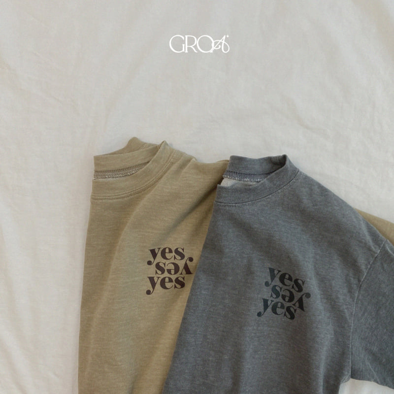 Groa - Korean Children Fashion - #childofig - Yes Pigment Tee - 5