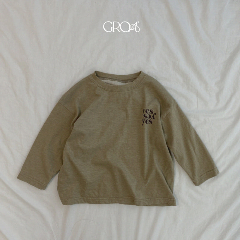 Groa - Korean Children Fashion - #childofig - Yes Pigment Tee - 6