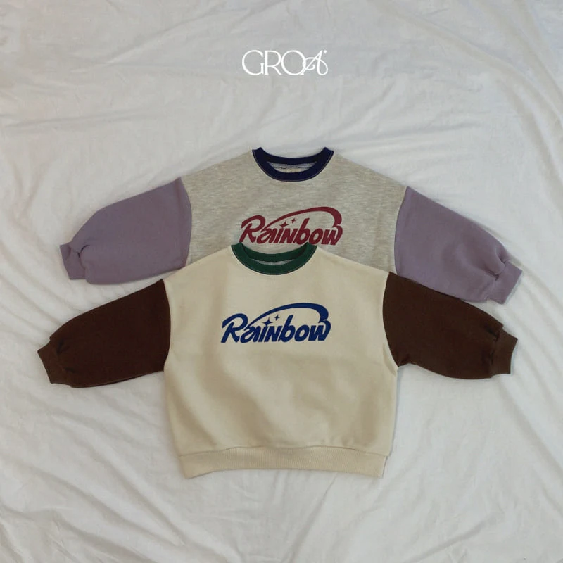 Groa - Korean Children Fashion - #childrensboutique - Rainbow Sweatshirts