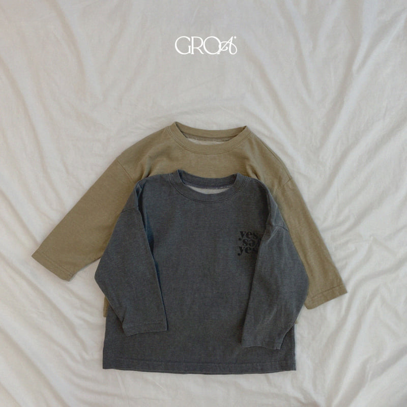 Groa - Korean Children Fashion - #childrensboutique - Yes Pigment Tee - 7