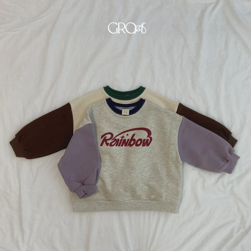 Groa - Korean Children Fashion - #designkidswear - Rainbow Sweatshirts - 2