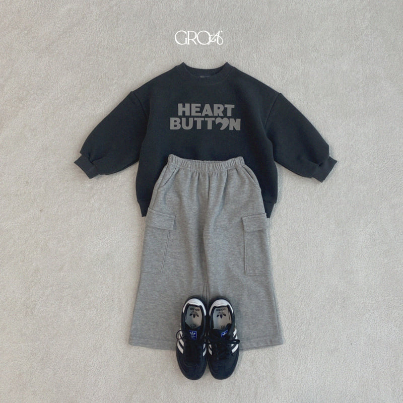 Groa - Korean Children Fashion - #discoveringself - Heart Pigment Sweatshirts - 9