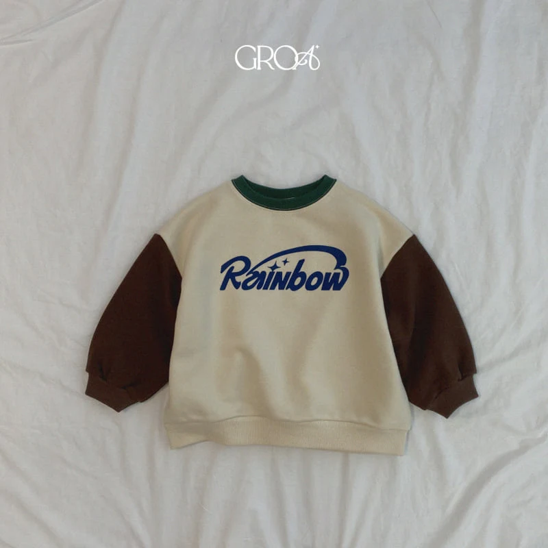 Groa - Korean Children Fashion - #discoveringself - Rainbow Sweatshirts - 3