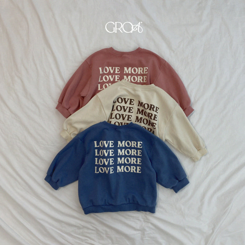 Groa - Korean Children Fashion - #discoveringself - Love More Sweatshirts