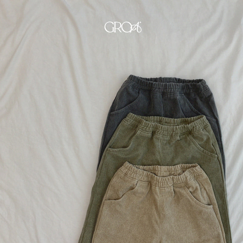 Groa - Korean Children Fashion - #fashionkids - Pigment Dying Pants - 5