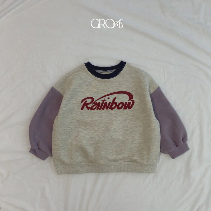 Groa - Korean Children Fashion - #discoveringself - Rainbow Sweatshirts - 4