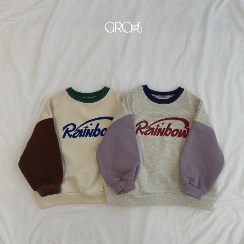 Groa - Korean Children Fashion - #kidsshorts - Rainbow Sweatshirts - 5