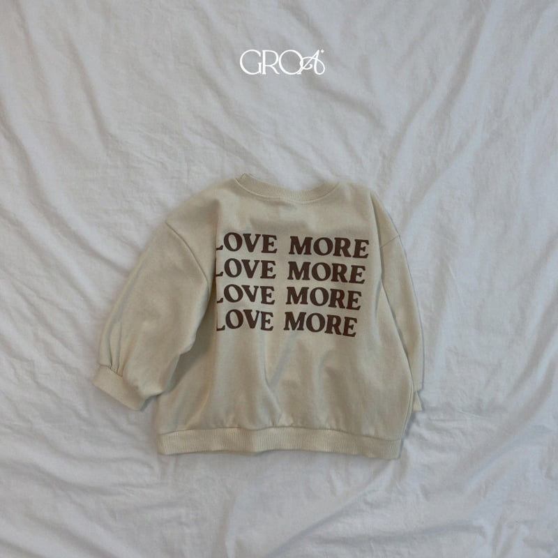 Groa - Korean Children Fashion - #kidsshorts - Love More Sweatshirts - 3