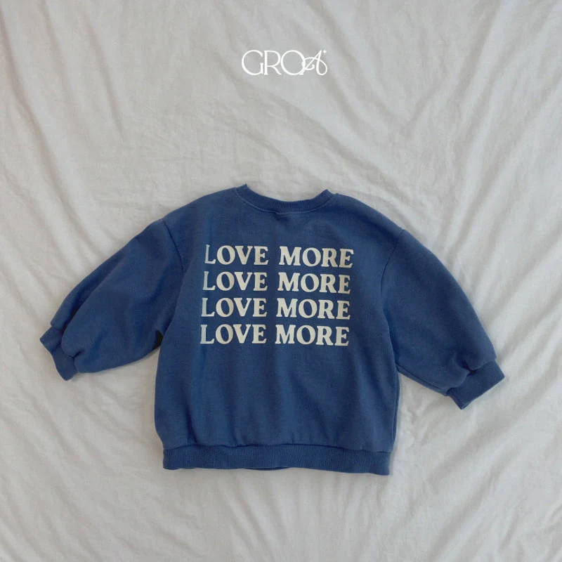 Groa - Korean Children Fashion - #kidzfashiontrend - Love More Sweatshirts - 5