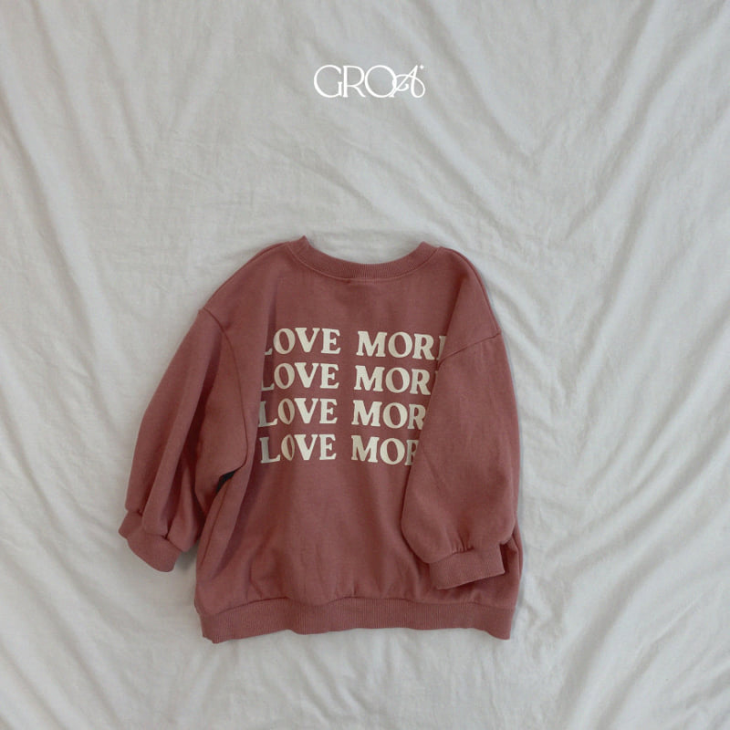 Groa - Korean Children Fashion - #littlefashionista - Love More Sweatshirts - 7