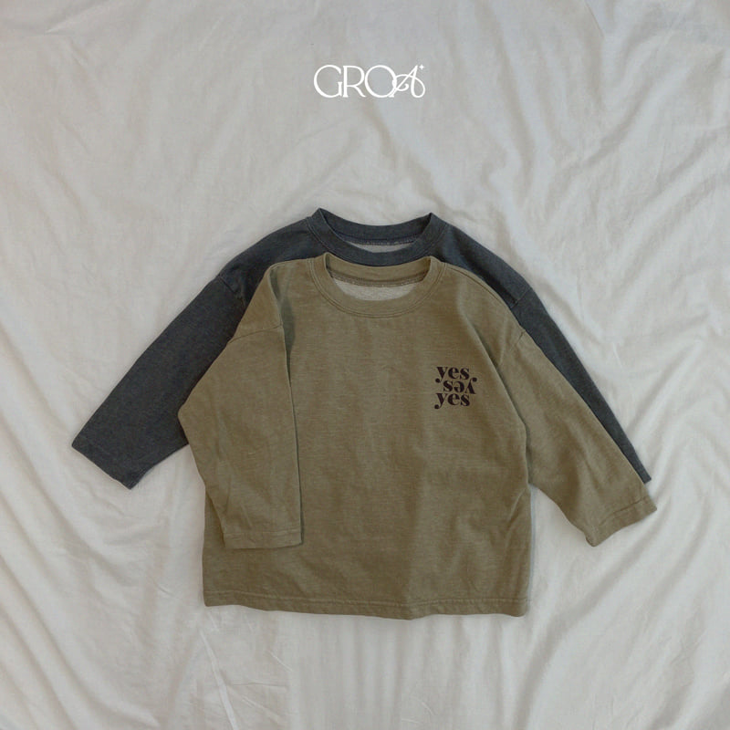 Groa - Korean Children Fashion - #magicofchildhood - Yes Pigment Tee - 2