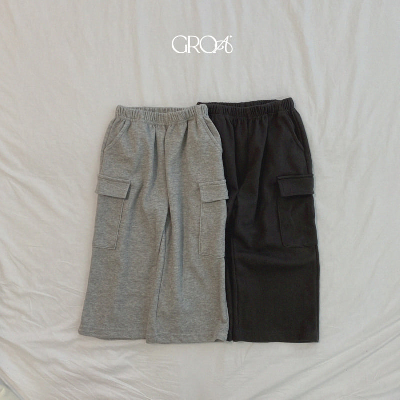 Groa - Korean Children Fashion - #todddlerfashion - Wide Cargo Pants