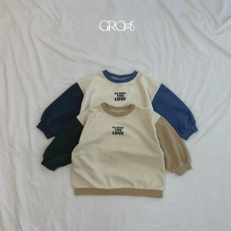 Groa - Korean Children Fashion - #toddlerclothing - Love Colored Sweatshirts