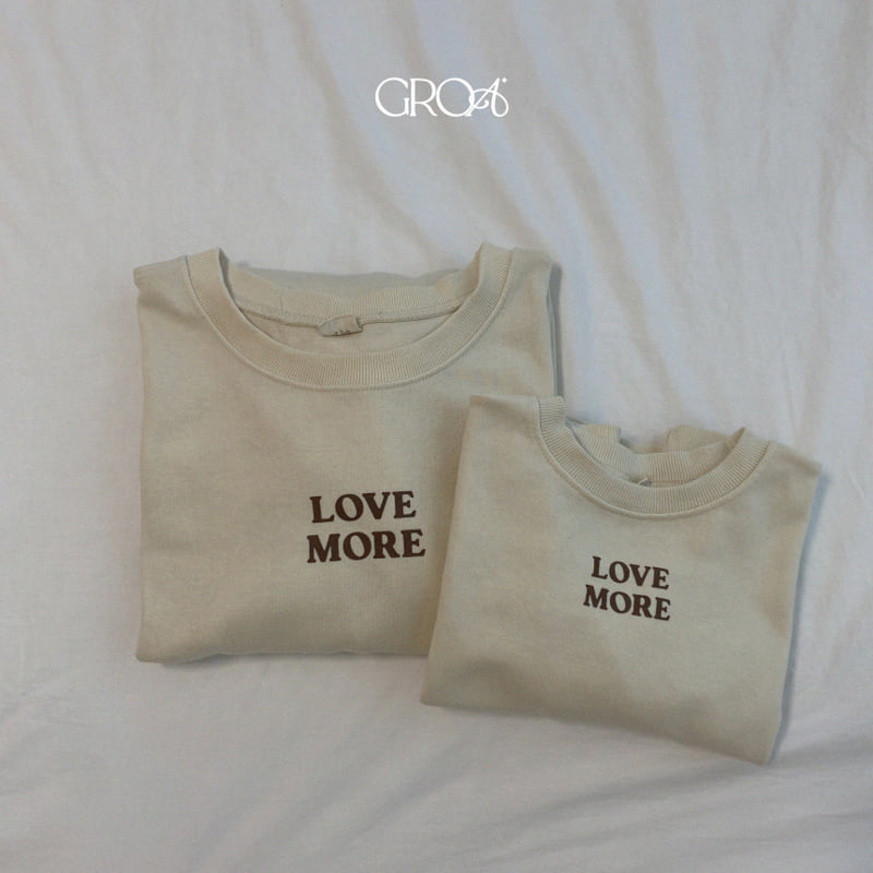 Groa - Korean Women Fashion - #womensfashion - Love More Adult Sweatshirts - 4