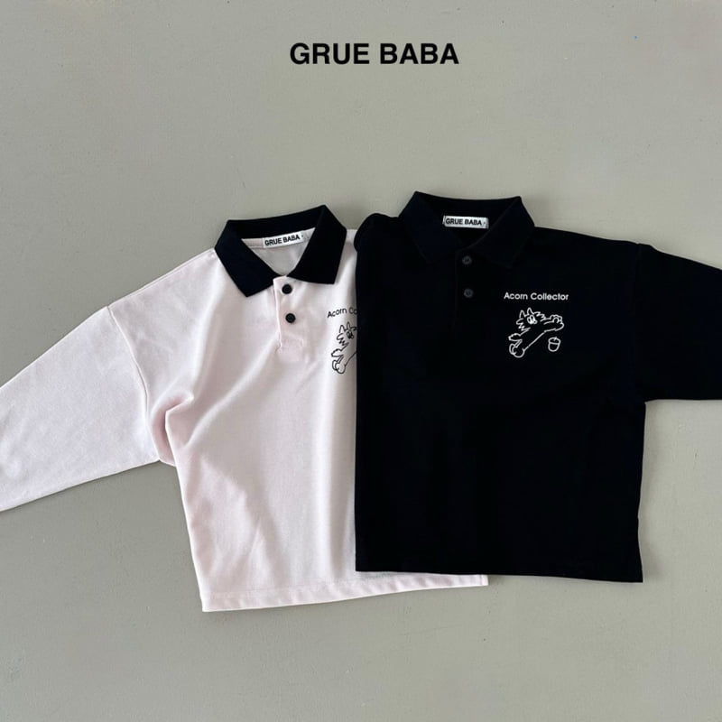 Grue Baba - Korean Children Fashion - #Kfashion4kids - Acon Collar Tee - 2