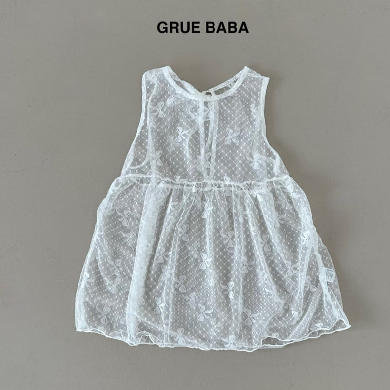 Grue Baba - Korean Children Fashion - #todddlerfashion - Ribbon One-piece