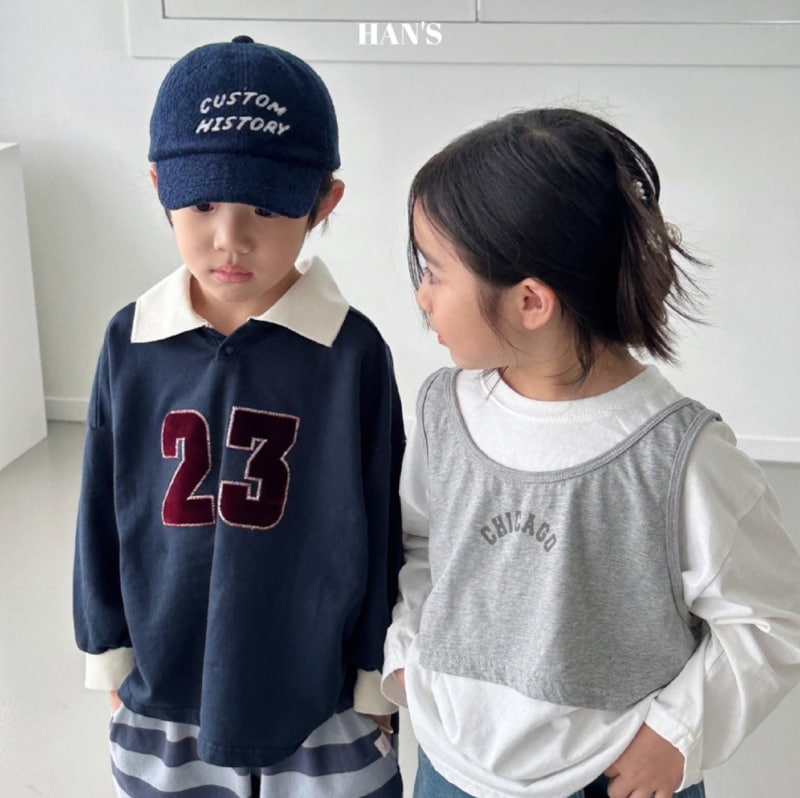 Han's - Korean Children Fashion - #kidzfashiontrend - Layered Top Tee - 4