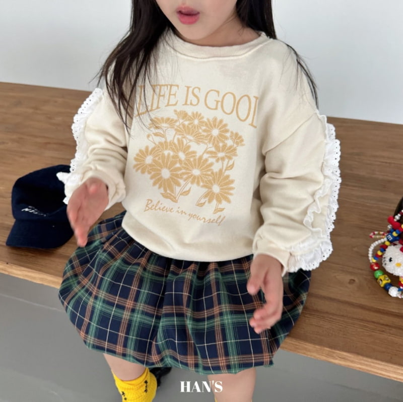 Han's - Korean Children Fashion - #childofig - Flower Sweatshirts - 7