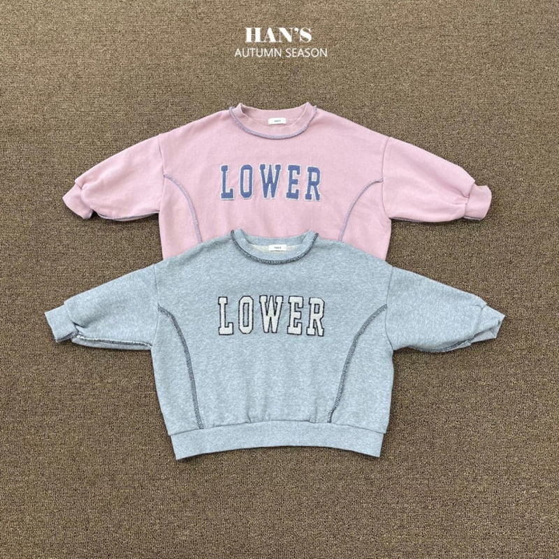 Han's - Korean Children Fashion - #designkidswear - Lower Embroidery Sweatshirts