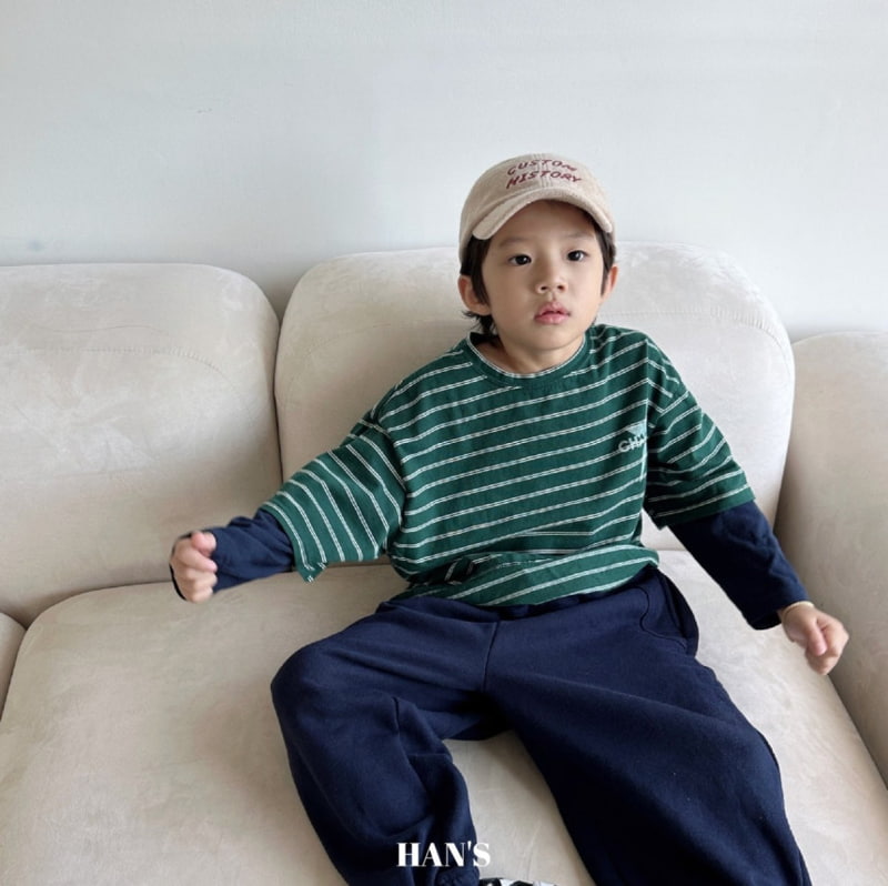 Han's - Korean Children Fashion - #discoveringself - Label Slit Pants - 3