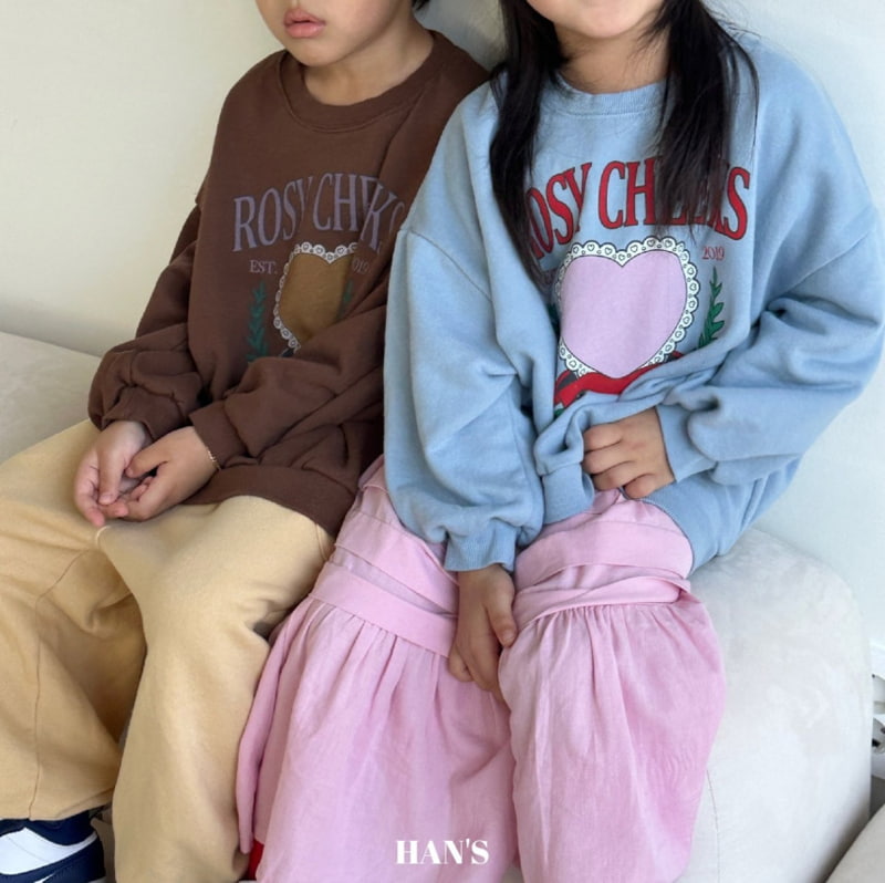 Han's - Korean Children Fashion - #kidsshorts - Heart Sweatshirts - 9