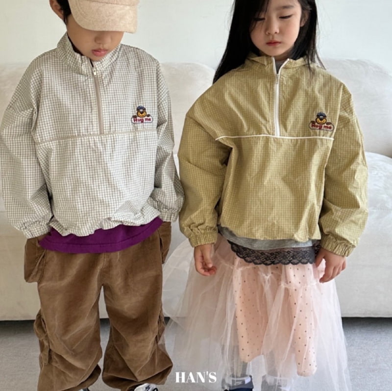 Han's - Korean Children Fashion - #kidsstore - Bear Piping Anorak - 11