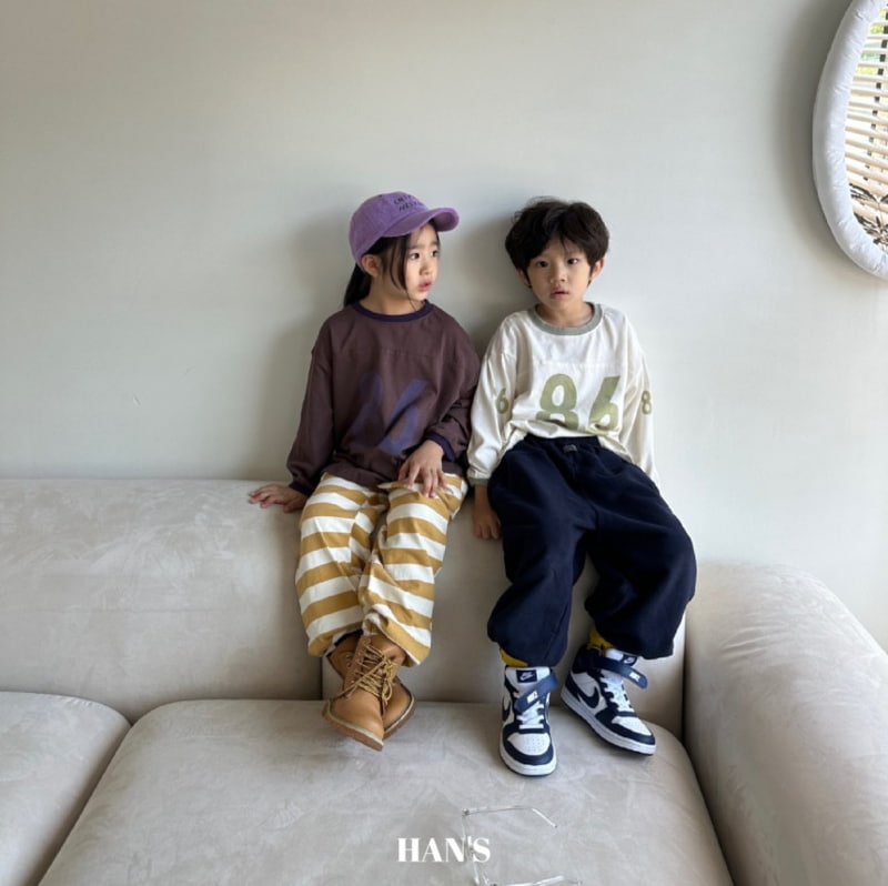 Han's - Korean Children Fashion - #kidzfashiontrend - Label Slit Pants - 7