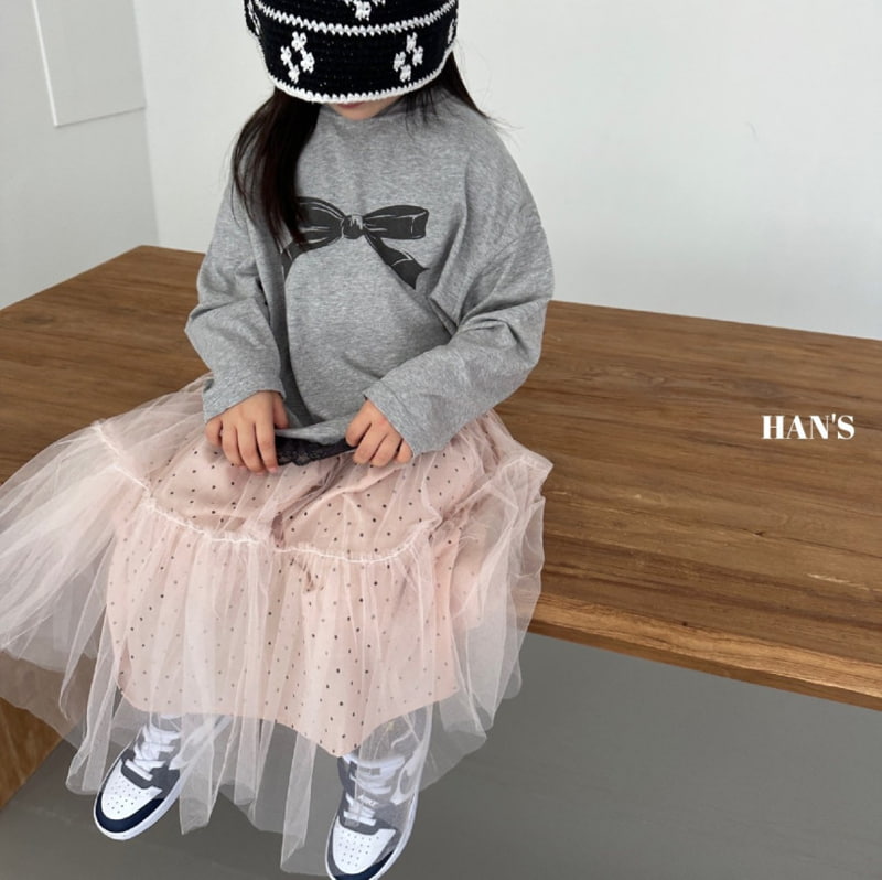 Han's - Korean Children Fashion - #kidsstore - Lace Ribbon Tee - 4