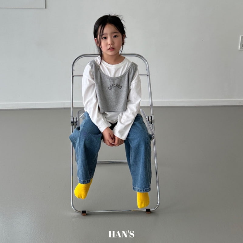 Han's - Korean Children Fashion - #littlefashionista - Layered Top Tee - 5