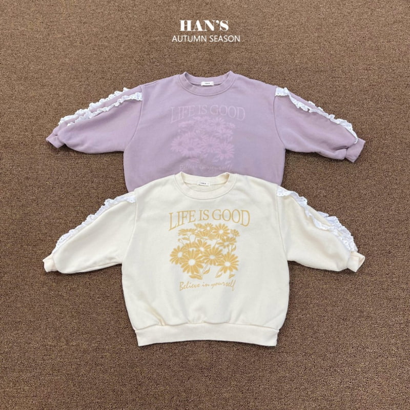 Han's - Korean Children Fashion - #magicofchildhood - Flower Sweatshirts