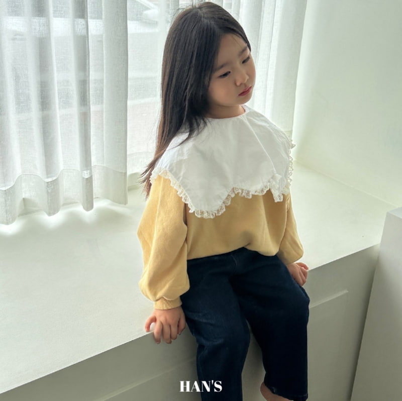 Han's - Korean Children Fashion - #magicofchildhood - Yoni Collar Sweatshirts - 5