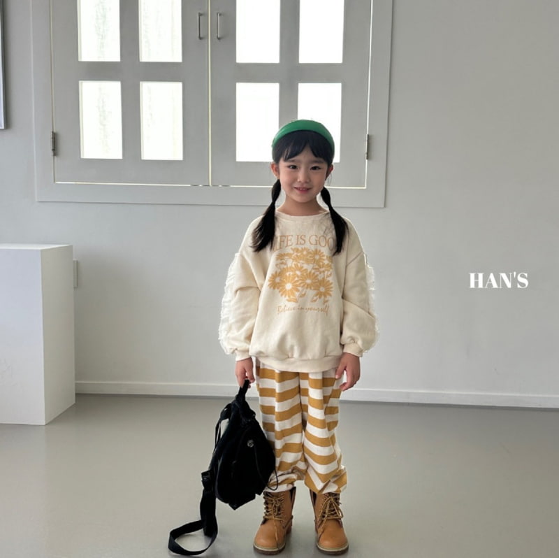 Han's - Korean Children Fashion - #minifashionista - Flower Sweatshirts - 2