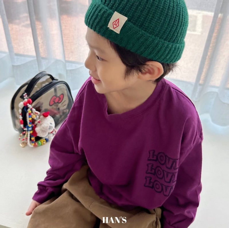 Han's - Korean Children Fashion - #magicofchildhood - Love Tee - 4