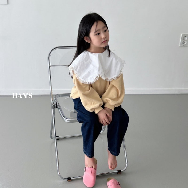 Han's - Korean Children Fashion - #stylishchildhood - Yoni Collar Sweatshirts - 10