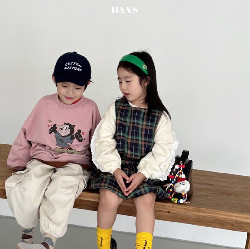 Han's - Korean Children Fashion - #prettylittlegirls - Flower Sweatshirts - 4