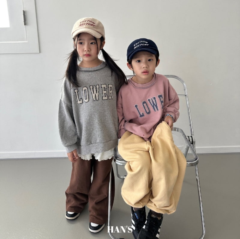 Han's - Korean Children Fashion - #todddlerfashion - Lower Embroidery Sweatshirts - 12