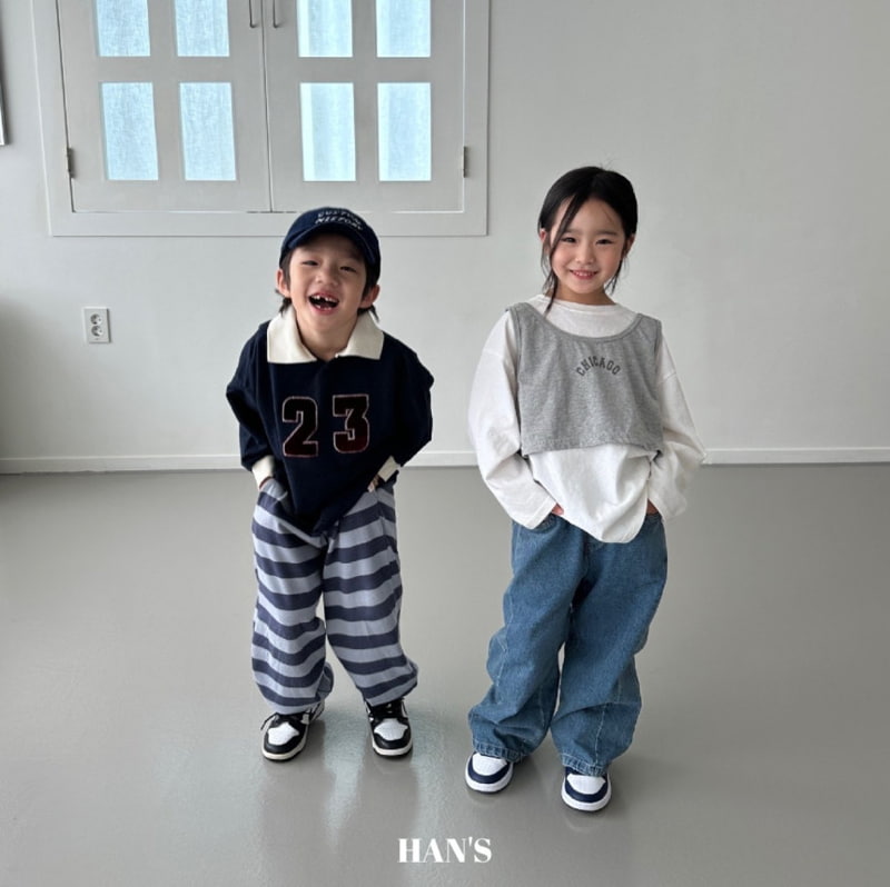 Han's - Korean Children Fashion - #todddlerfashion - Layered Top Tee - 9